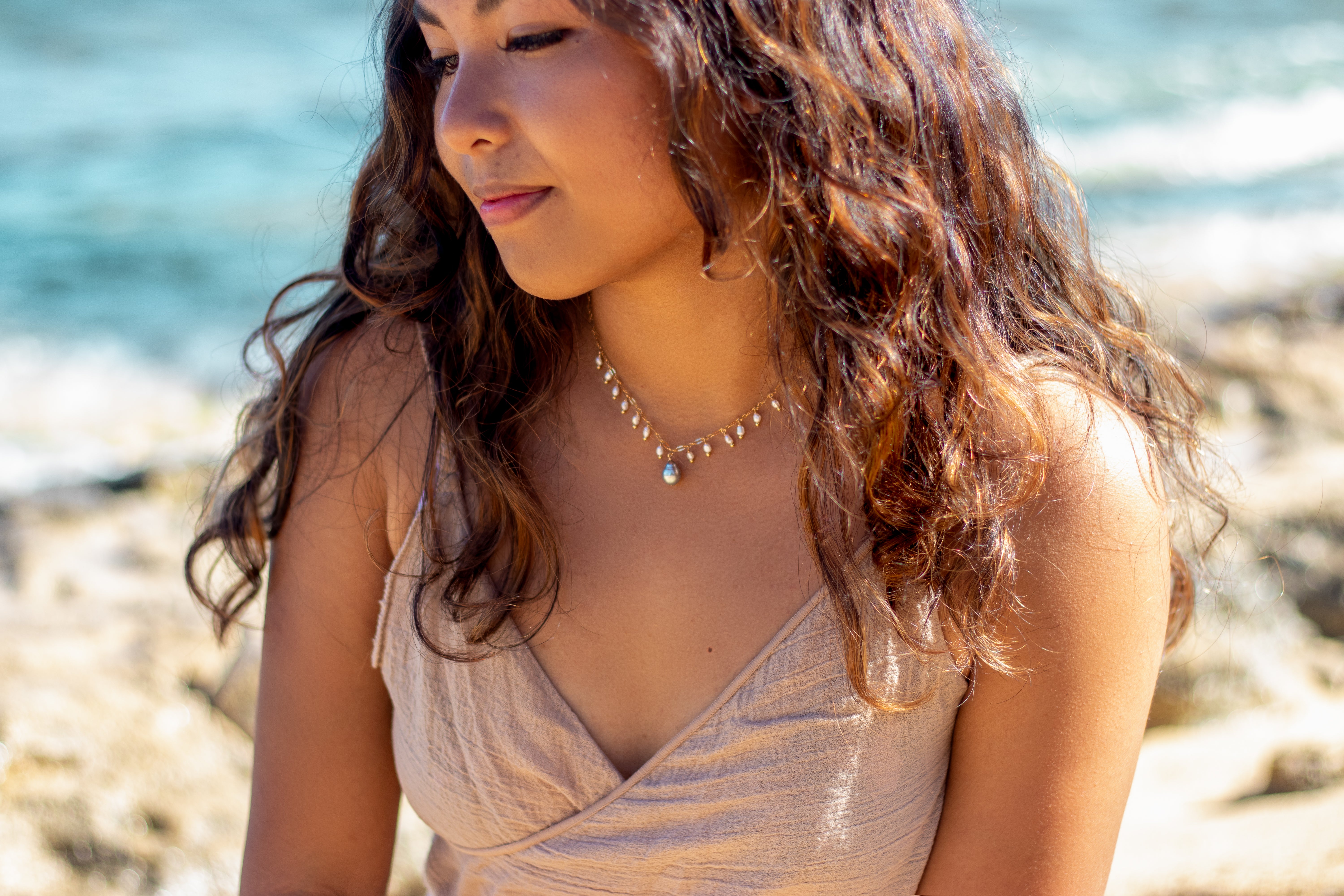 Freshwater Charm Necklace