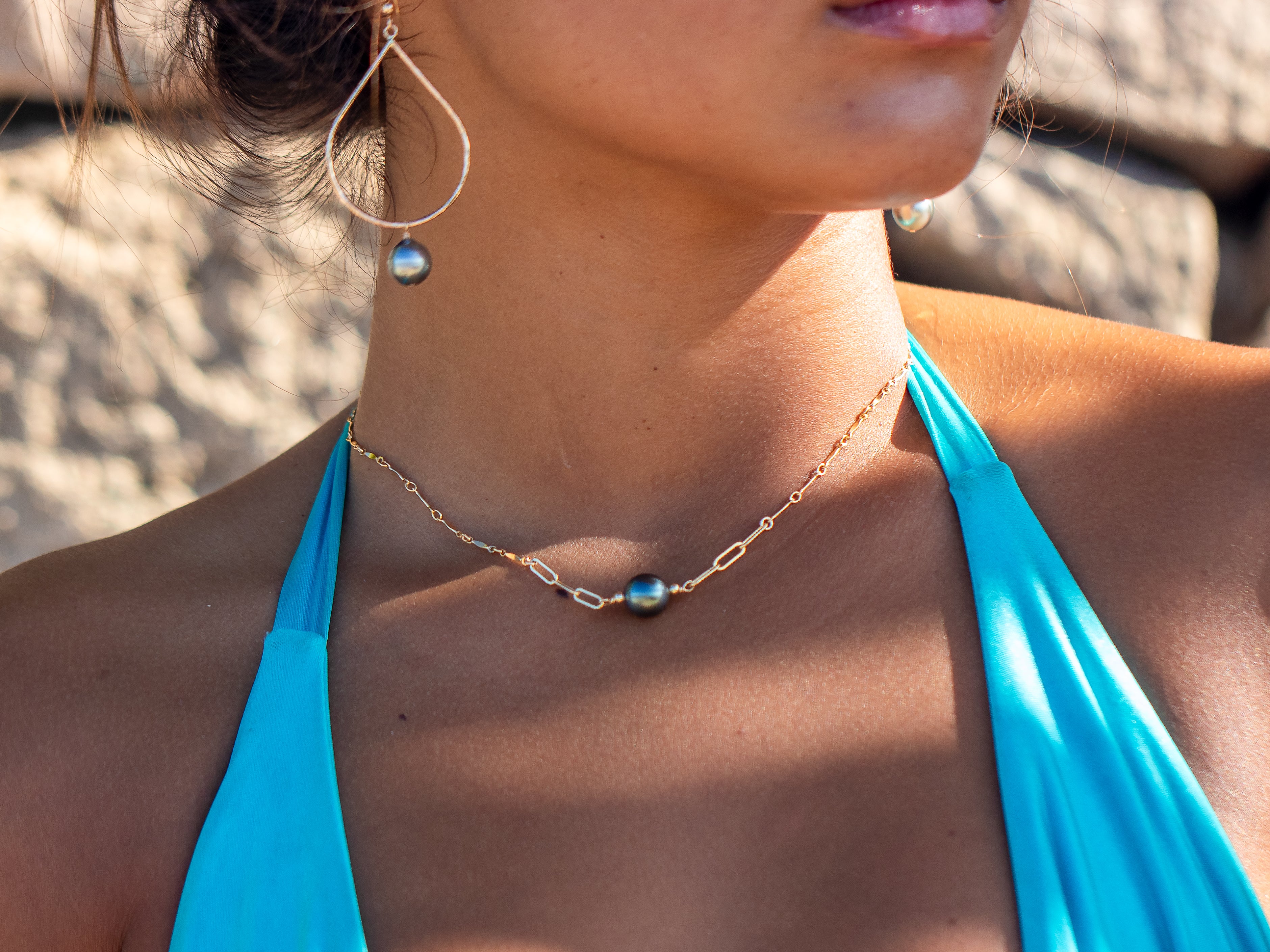 Mixed Chain Tahitian Pearl Necklace