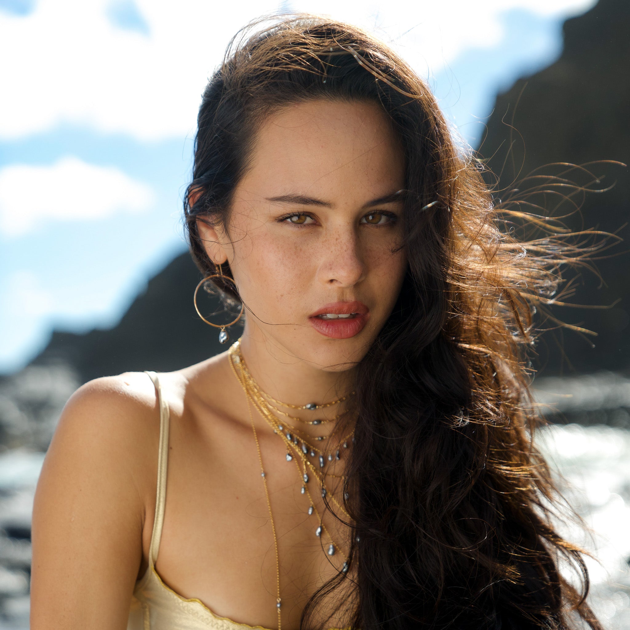 Tahitian Keshi Hoops