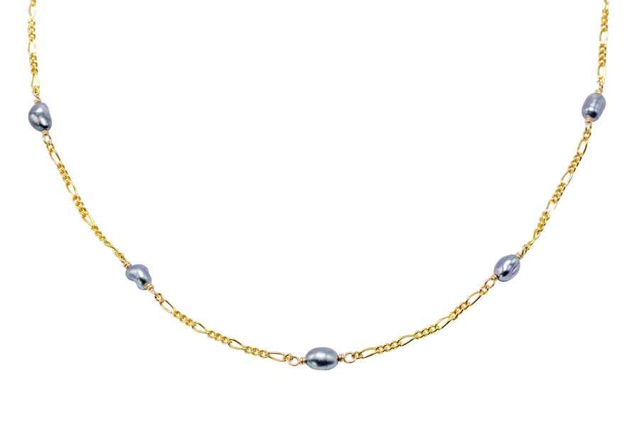 Keshi Satellite Necklace