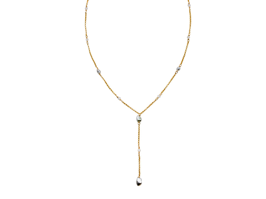 Vairea Lariat Necklace